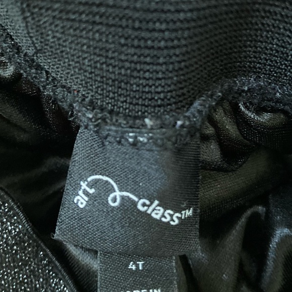 Art Class Tulle Sparkle Skirt Size 4T Black - Picture 6 of 7